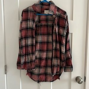 American Eagle oversized flannel